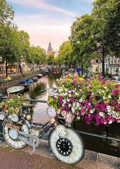 Ravensburger - Bicycle and Flowers in Amsterdam