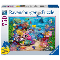 Ravensburger Tropical Reef Life 750 Piece Jigsaw Puzzle Larger Pieces!
