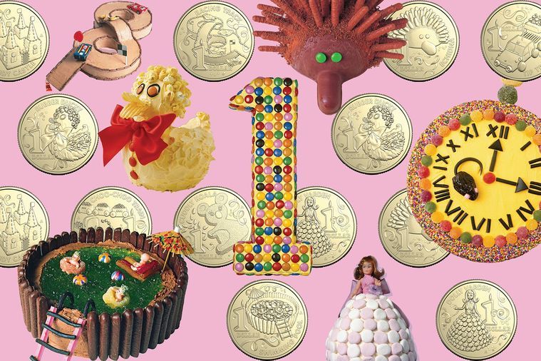 AWW Children's Birthday Cake Book Coins
