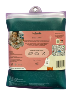 Hey Doodle Reusable Colouring Silicone Placemat - Sugar & Spice
