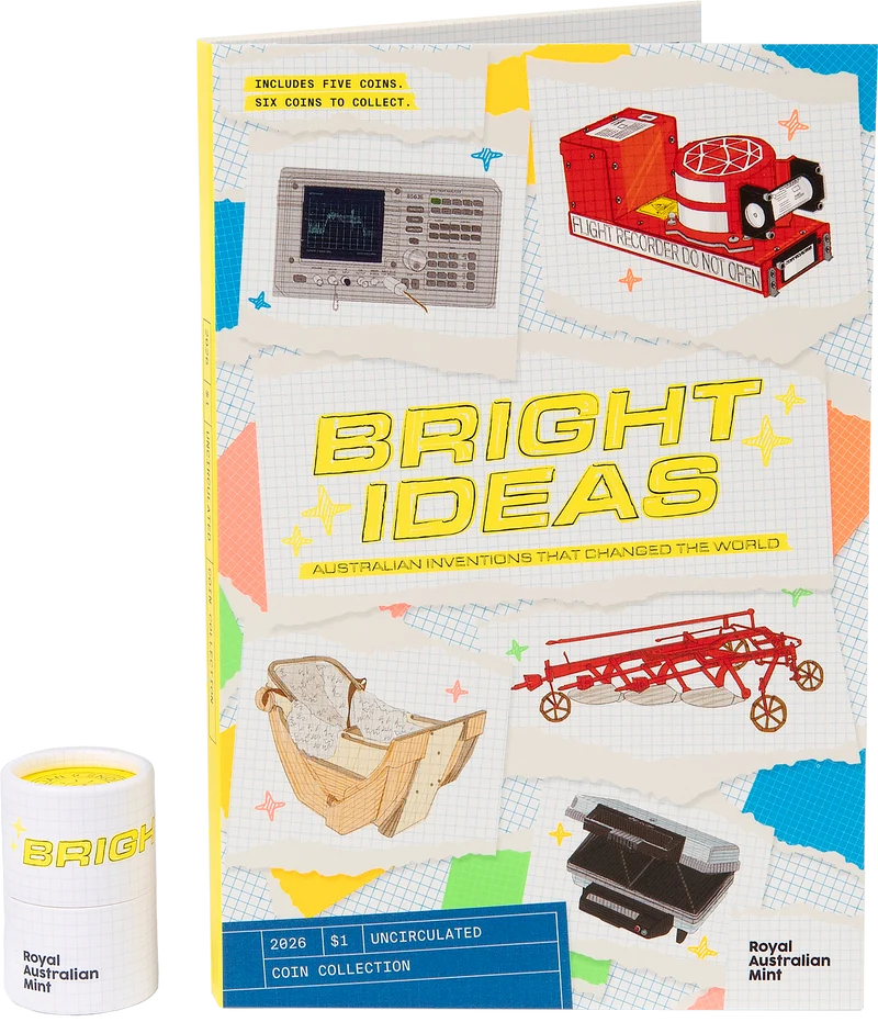 Bright Ideas 2026 $1 Uncirculated Collection Folder and Five-Coin Set