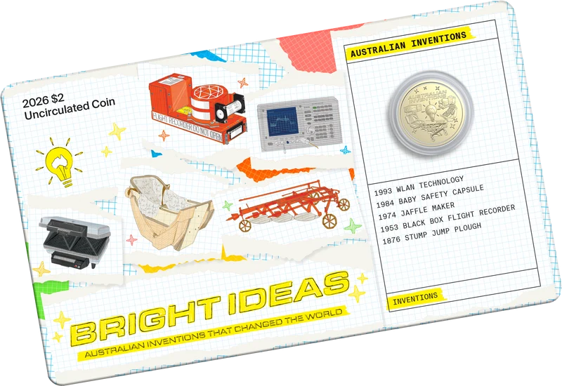 Bright Ideas 2026 $2 Uncirculated Coin in Card