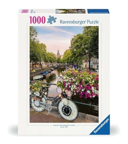 Ravensburger - Bicycle and Flowers in Amsterdam