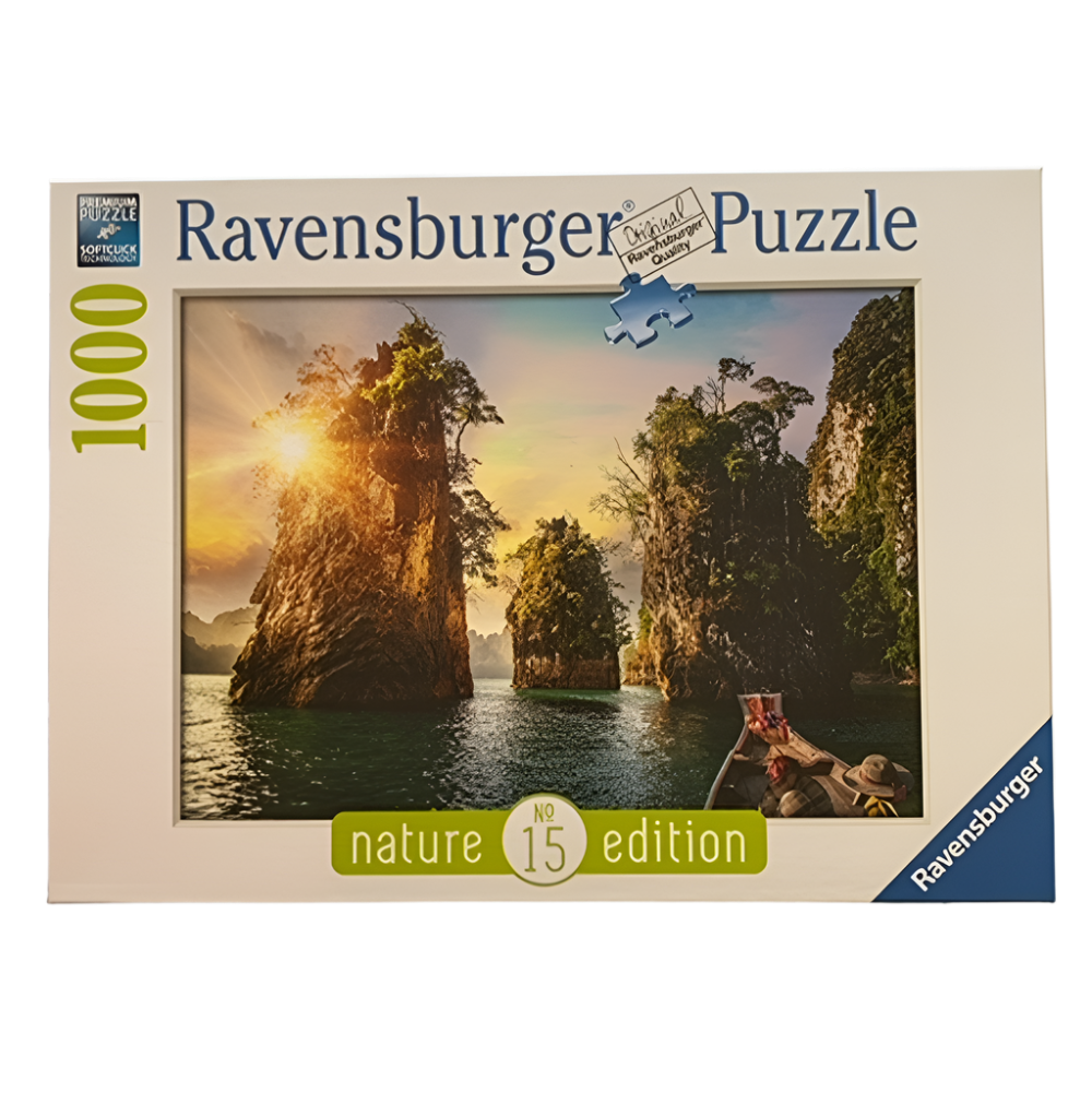 Ravensburger 1000 piece Jigsaw Puzzle - Three Rocks in Cheow Thailand