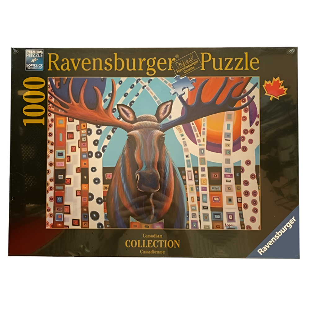 Ravensburger Winter Moose Jigsaw Puzzle - 1000 piece