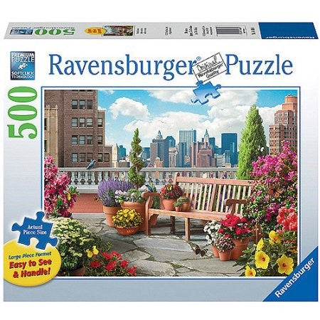 Ravensburger - Rooftop Garden - Large Piece Format