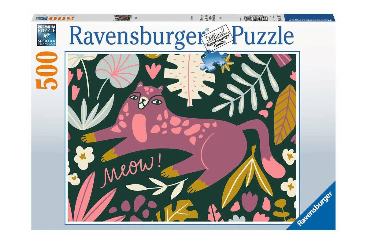 Ravensburger 500 piece Jigsaw Puzzle - Trendy Cat