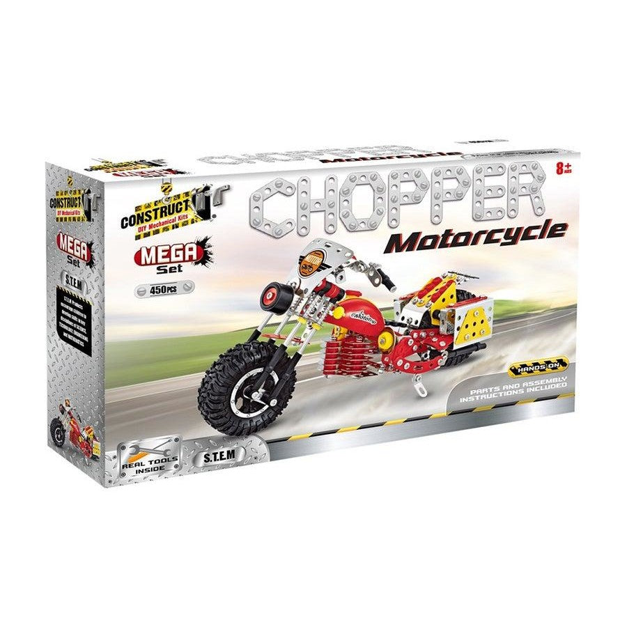 Chopper Motorcycle - Construct It