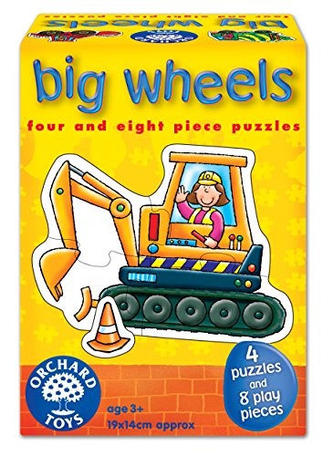 Orchard Toys Big Wheels Jigsaw Puzzle a Collection of 5 Puzzles