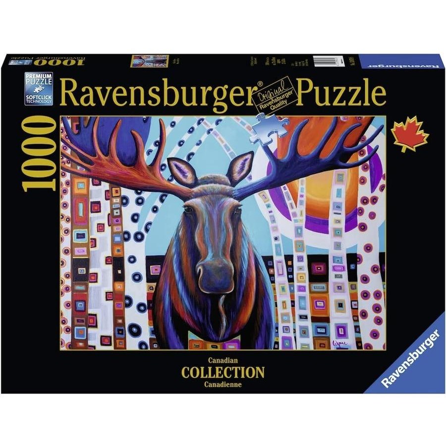 Ravensburger Winter Moose Jigsaw Puzzle - 1000 piece