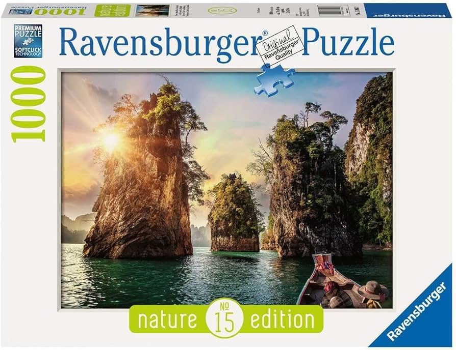 Ravensburger 1000 piece Jigsaw Puzzle - Three Rocks in Cheow Thailand