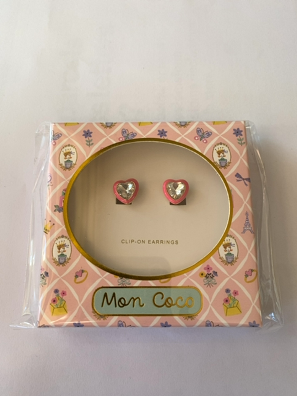 Clip-On Heart Earrings