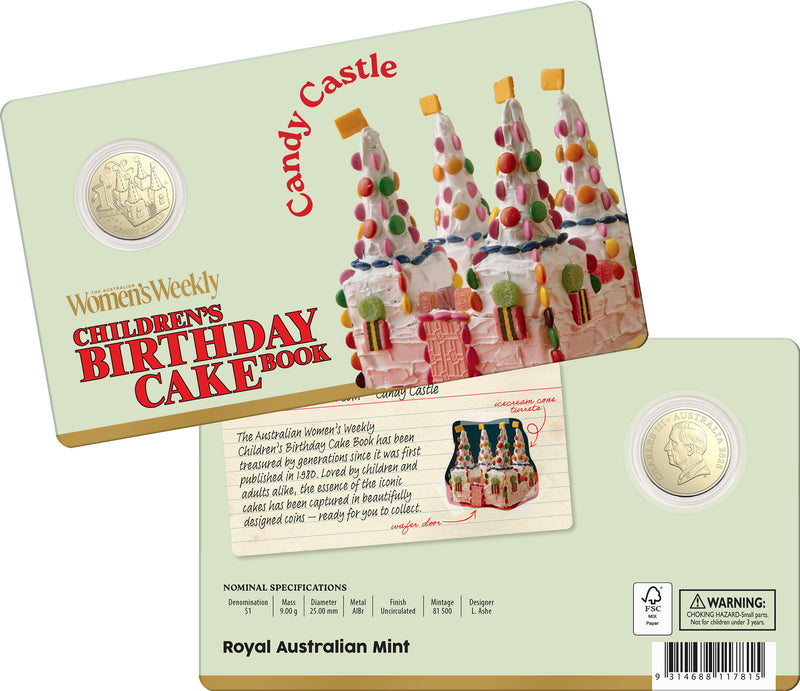 AWW 2025 $1 AlBr Uncirculated Coin – Candy Castle