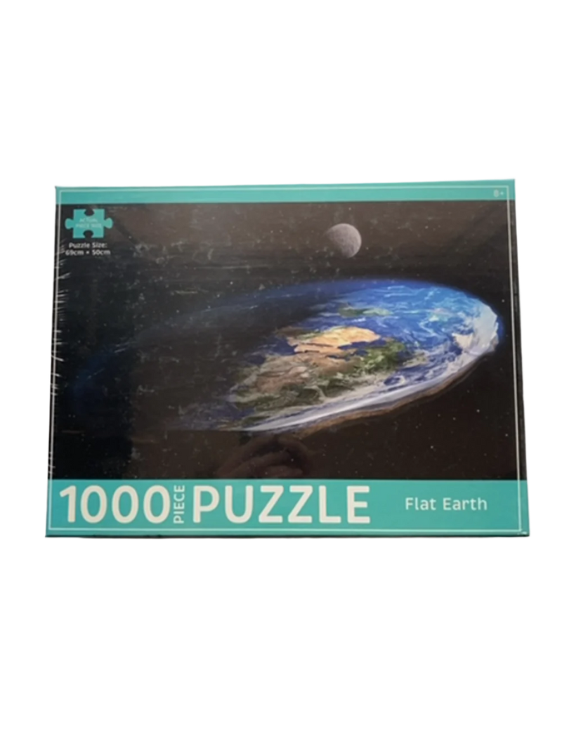 1000 Piece Puzzle - Flat earth