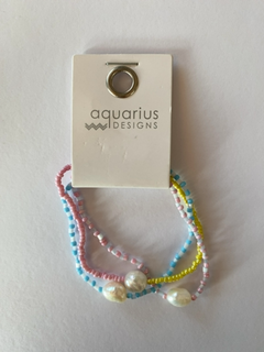 Beaded Bracelets with Pearls