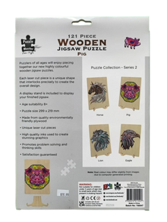 Pig - Wooden Jigsaw Puzzle