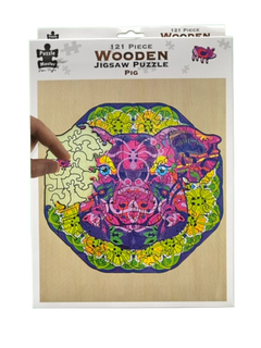 Pig - Wooden Jigsaw Puzzle