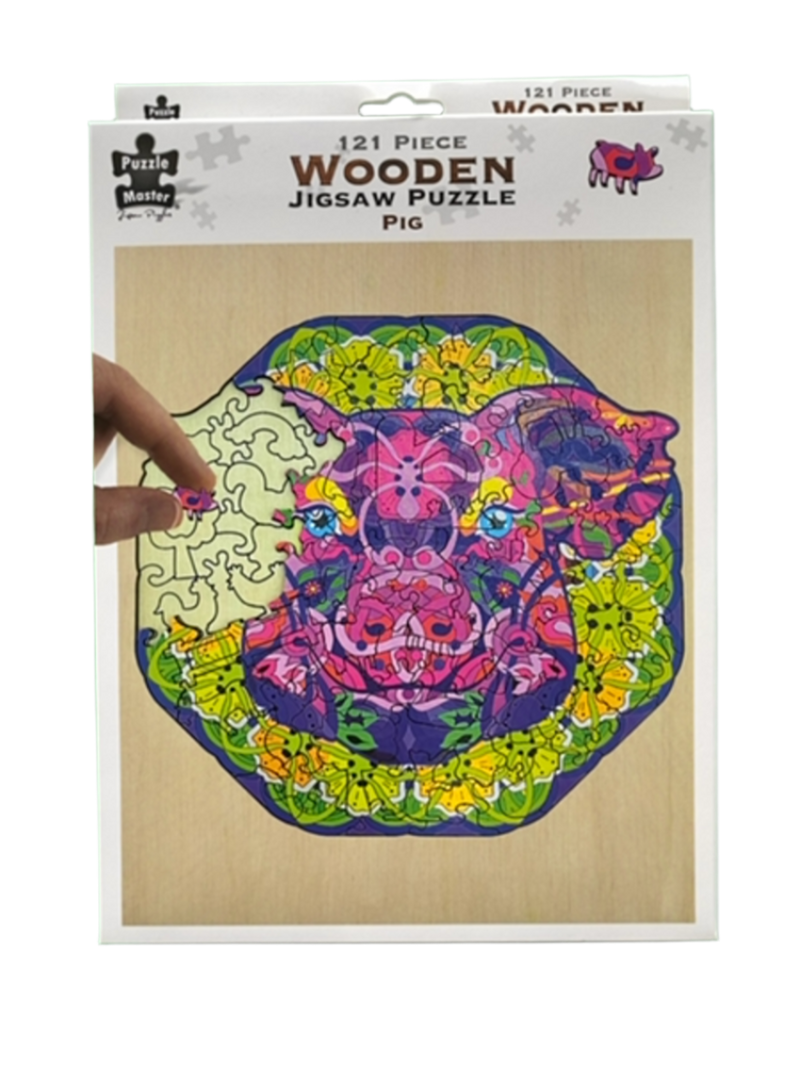 Pig - Wooden Jigsaw Puzzle