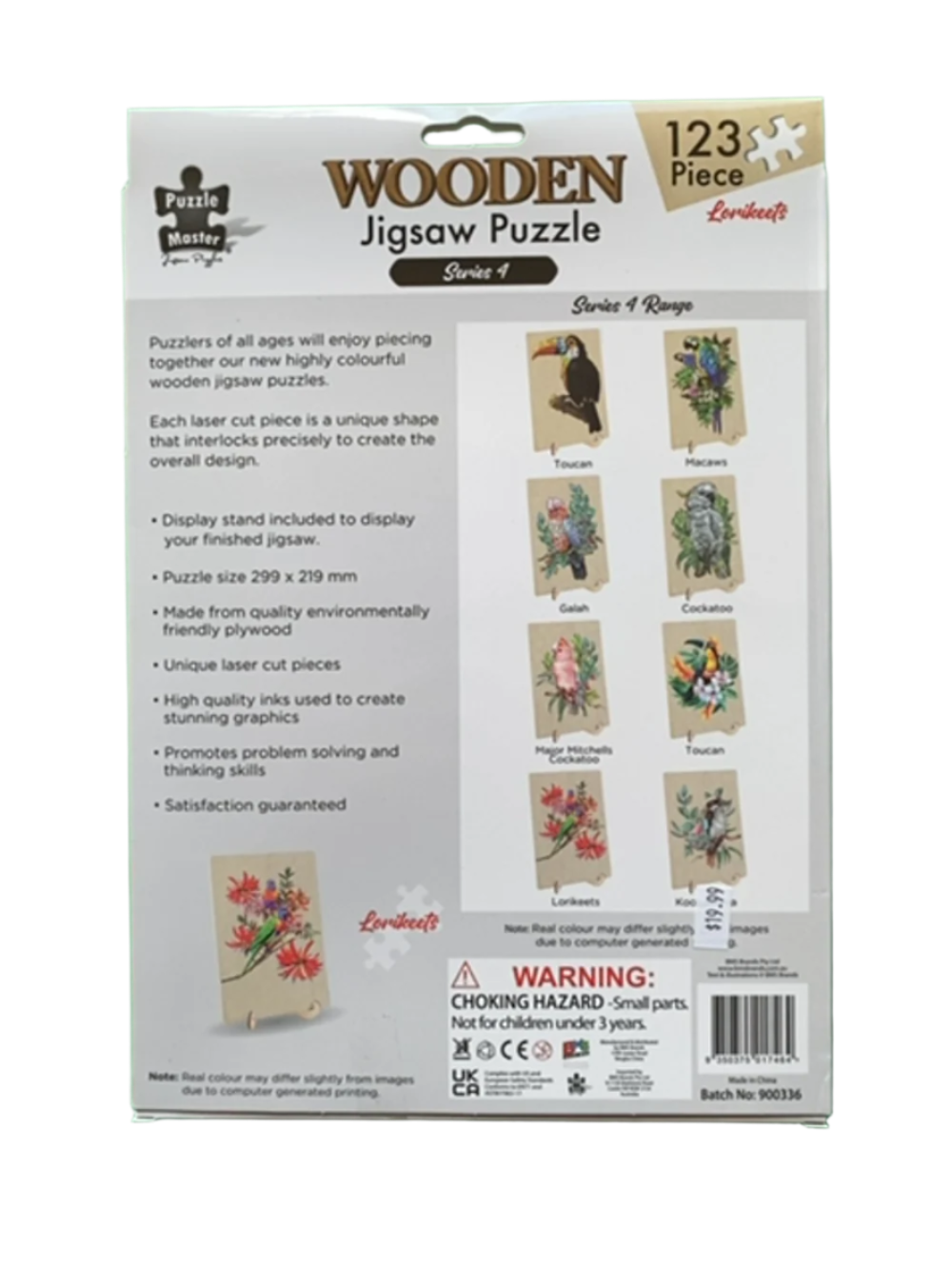 Lorikeets Wooden Jigsaw Puzzle