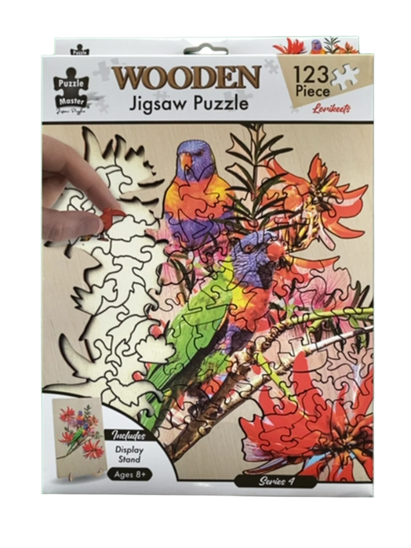 Lorikeets Wooden Jigsaw Puzzle