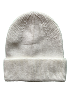 White Knit Beanie