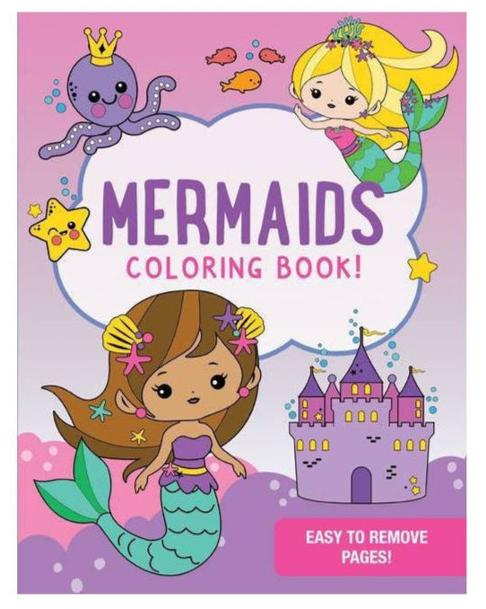 Mermaids Coloring Book 