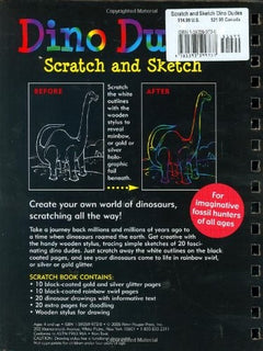 Scratch and Sketch Dino Dudes