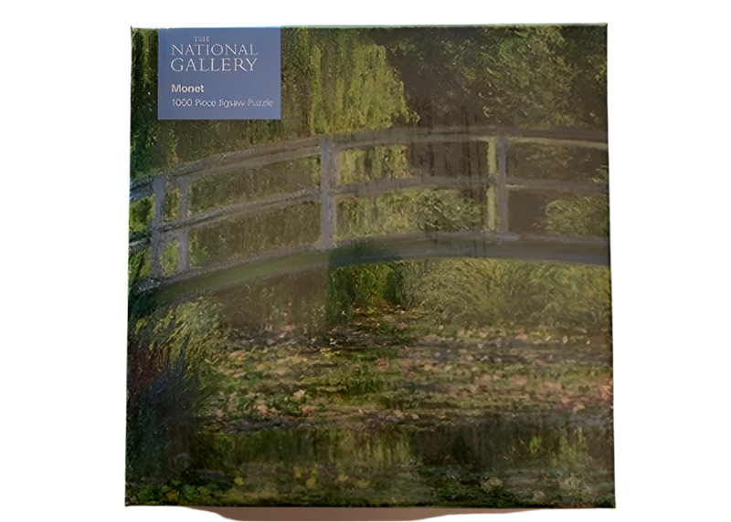 Adult Jigsaw National Gallery Monet: Bridge Over Lily Pond: 1000 Piece Jigsaw