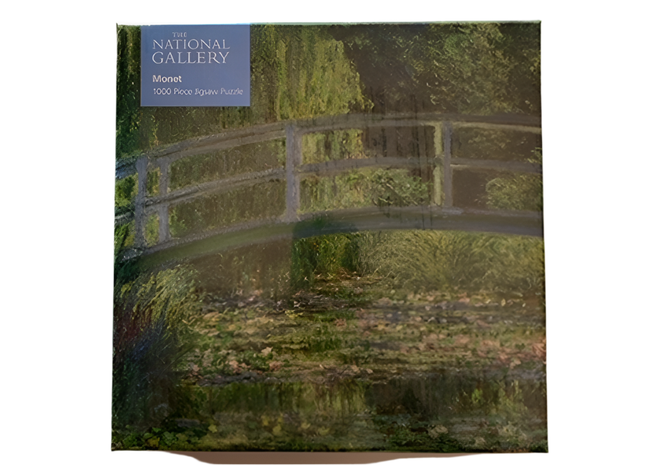 Adult Jigsaw National Gallery Monet: Bridge Over Lily Pond: 1000 Piece Jigsaw
