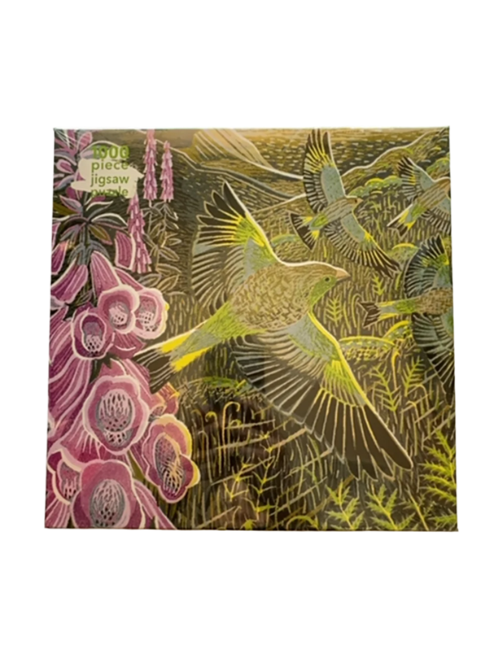 Adult Jigsaw Puzzle Annie Soudain: Foxgloves and Finches : 1000-piece Jigsaw Puzzles