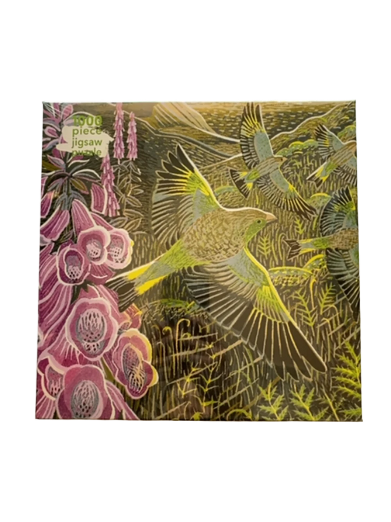 Adult Jigsaw Puzzle Annie Soudain: Foxgloves and Finches : 1000-piece Jigsaw Puzzles